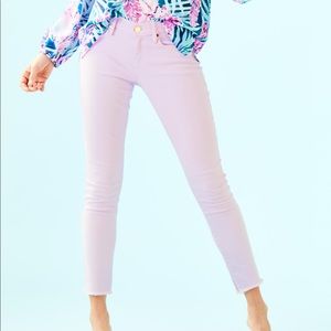Lilly Pulitzer south ocean skinny pant purple